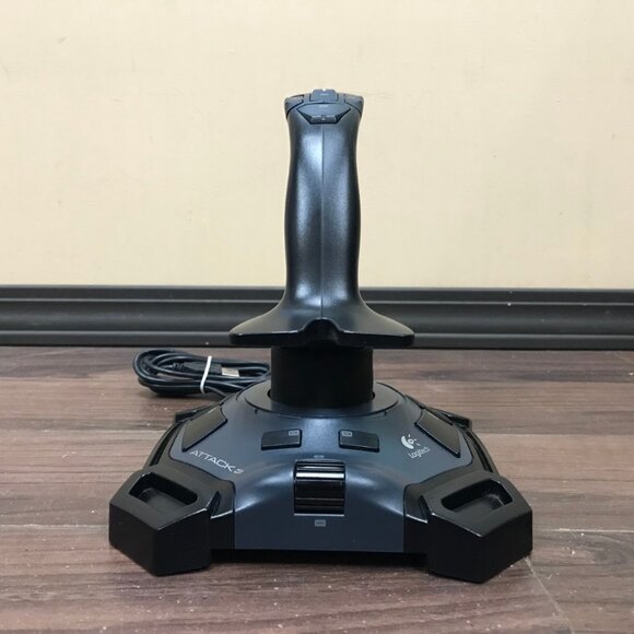 Logitech Attack 3 Gaming Joystick PC Wired USB ATK3 Flight Stick Controller - Picture 4 of 10